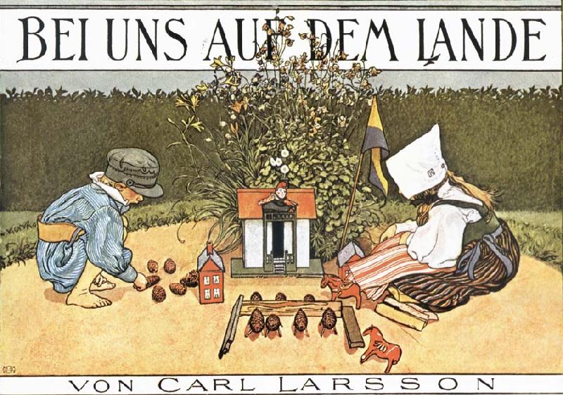 Carl Larsson Bei uns auf dem Lande Germany oil painting art